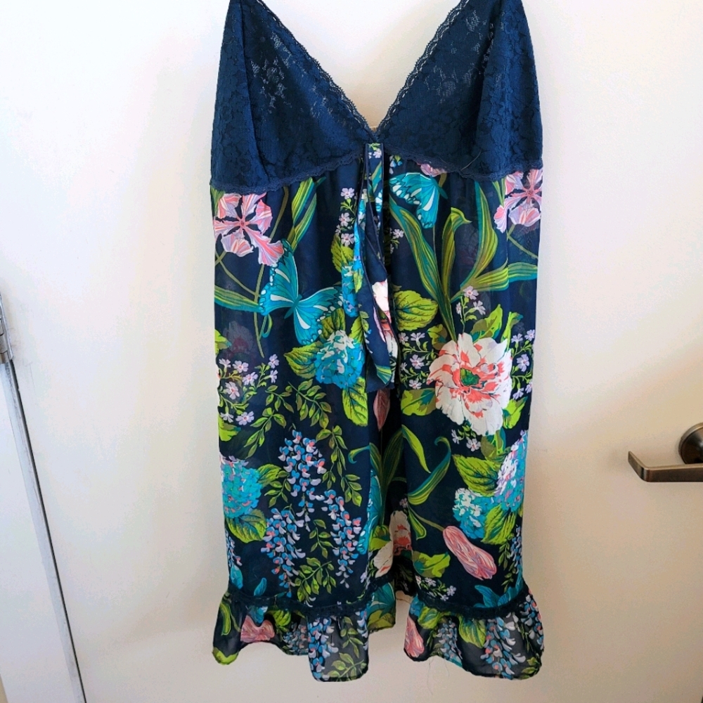Ambrielle navy floral baby doll